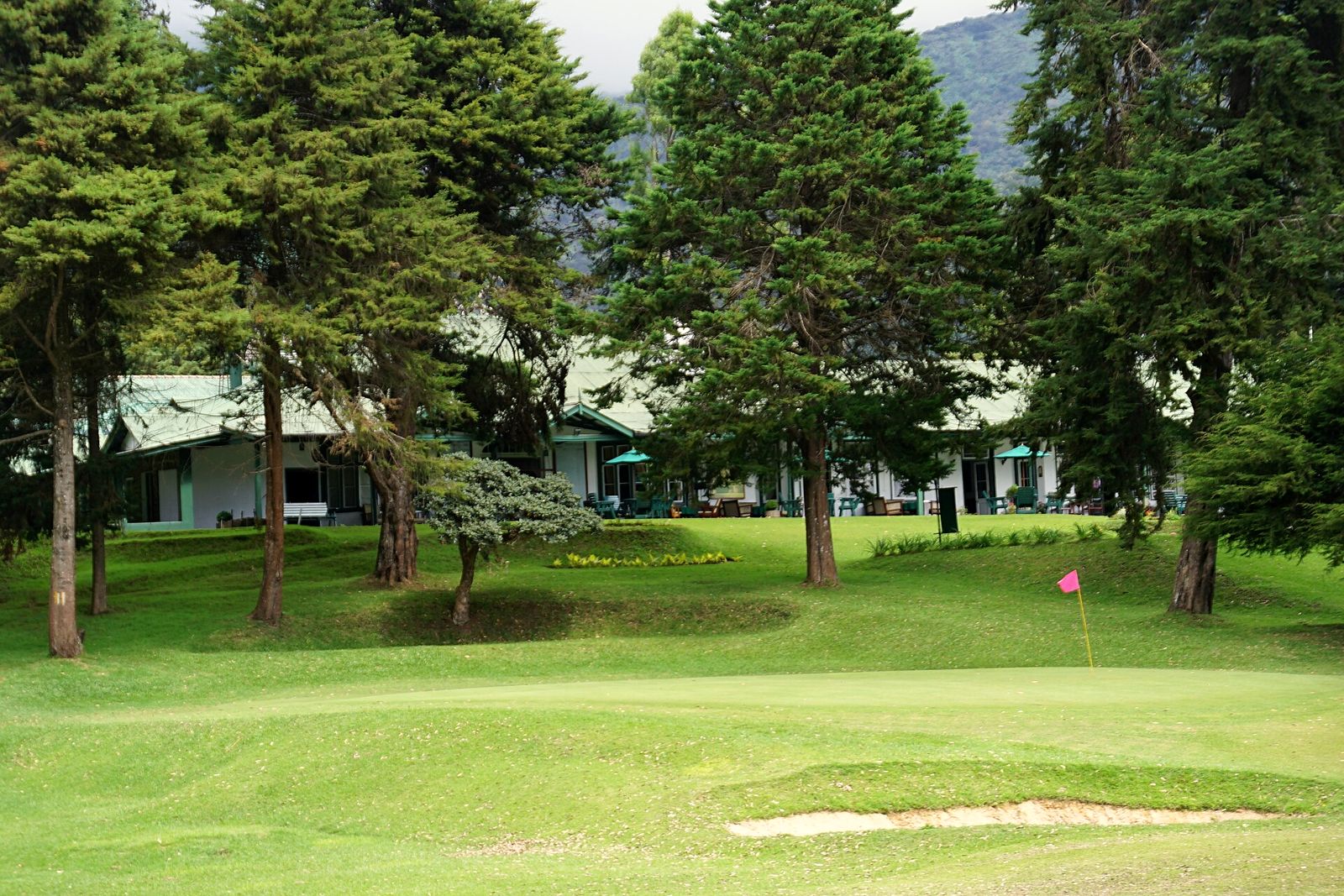 Early morning fairway at Nuwara Eliya Golf Club